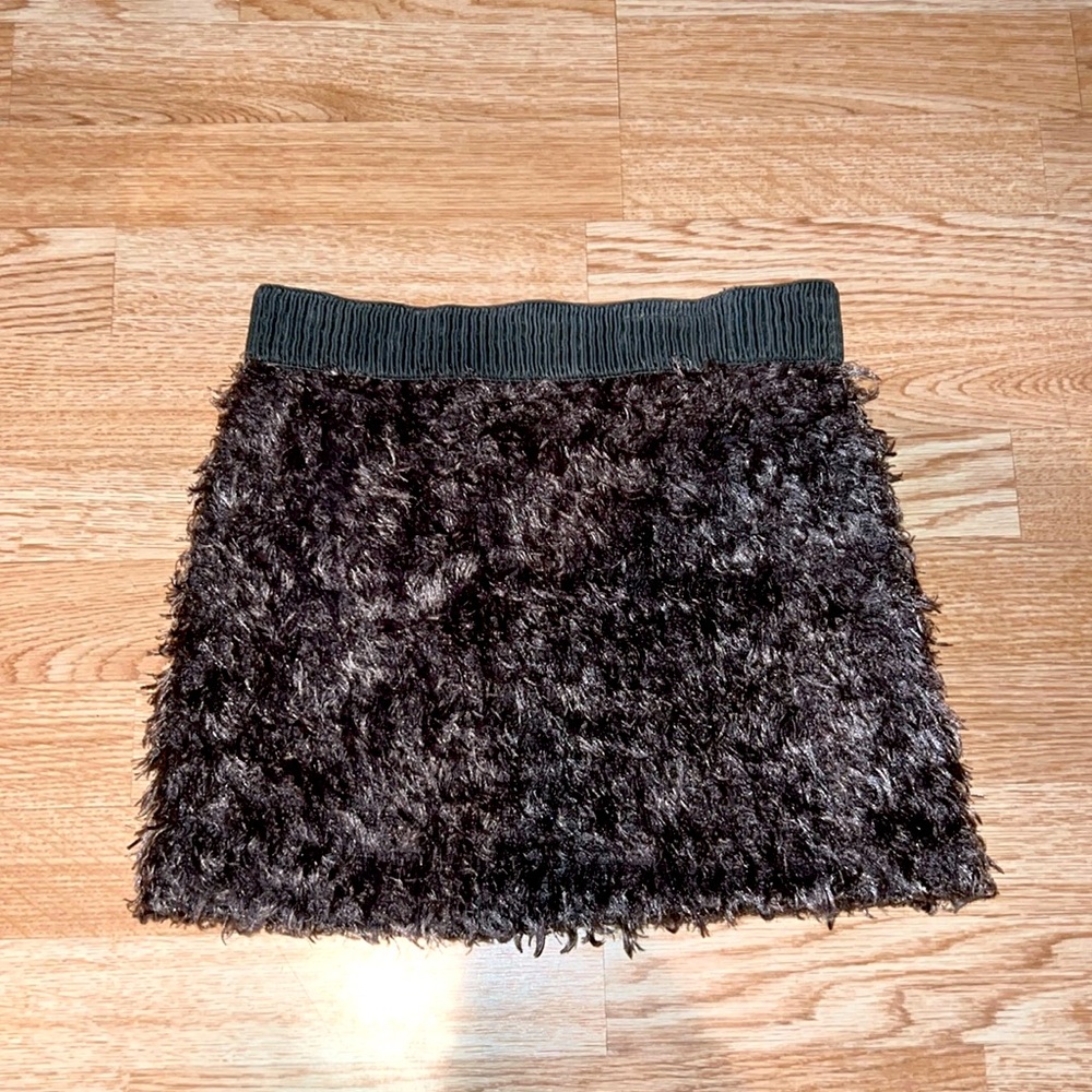 YA Las Angeles Brown Fur Skier Size Medium